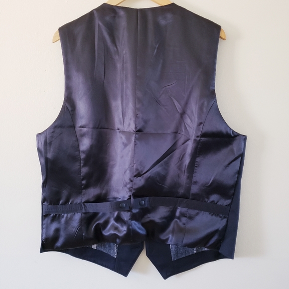 GUESS Men'S NWT Formal Vest - Black XL - Picture 10 of 15